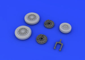 Eduard 648213 A-4E wheels early 1/48 (EDUARD, HASEGAWA) – immagine 4
