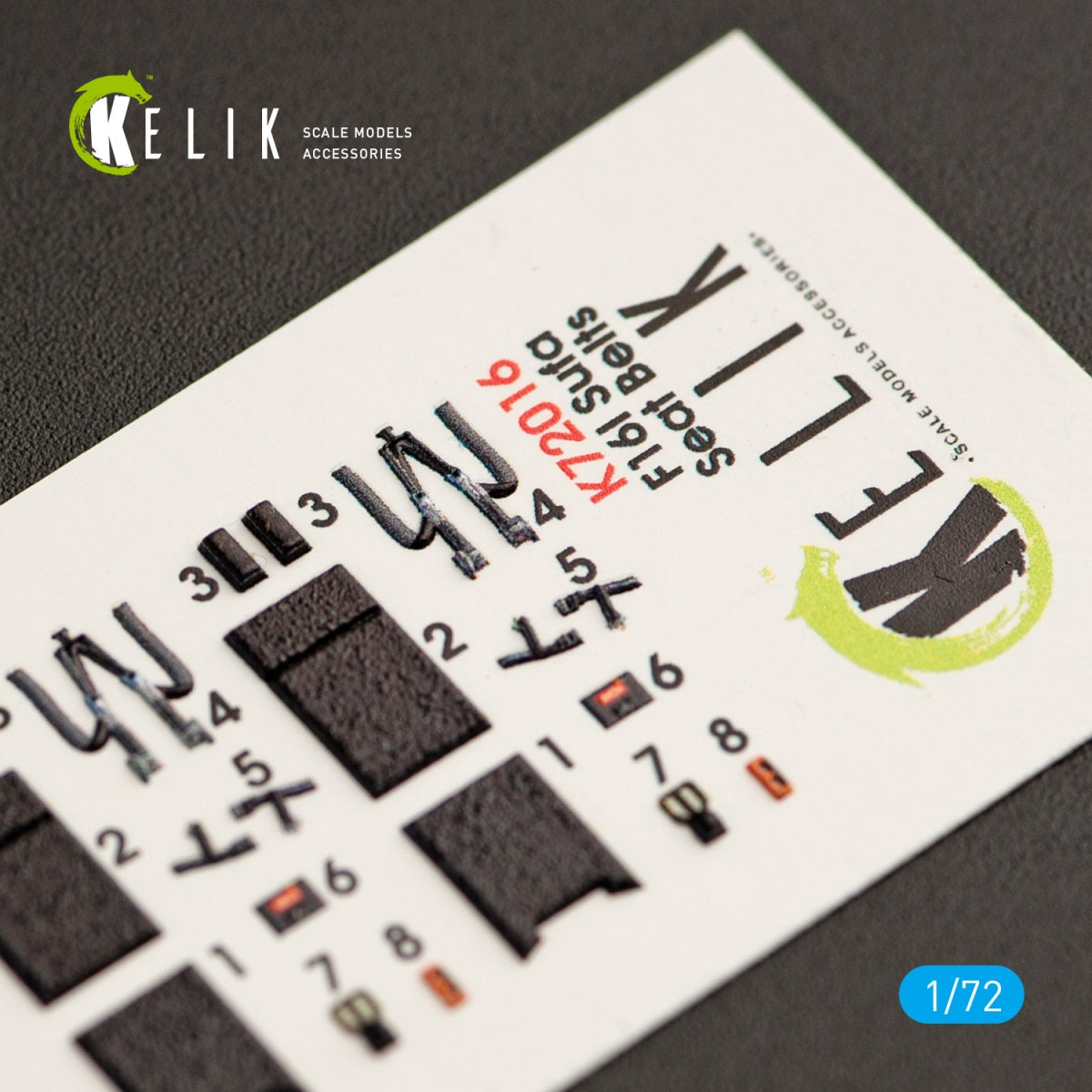 KELIK K72016 F-16I &amp;quot;SUFA&amp;quot; INTERIOR 3D DECALS FOR KINETIC KIT 1/72 – Bild 2