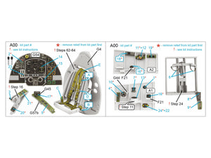 Quinta Studio QD32211 Westland Whirlwind FB Mk.I 3D-Printed &amp;amp; coloured Interior on decal paper (Special Hobby) 1/32 – immagine 2