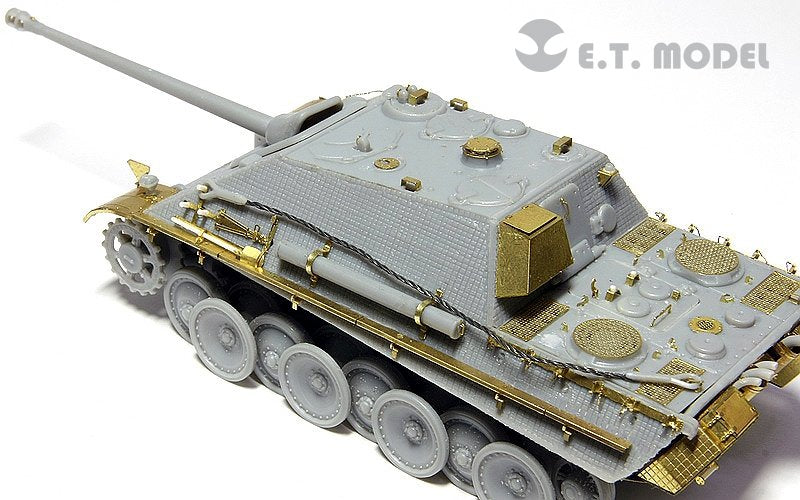 E.T. Model E72-011 WWII German Jagdpanther Early Production For DRAGON Kit 1/72 – immagine 4