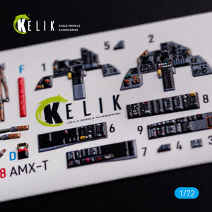 KELIK K72088 AMX-T interior 3D decals for Italeri kit 1/72 – Bild 6