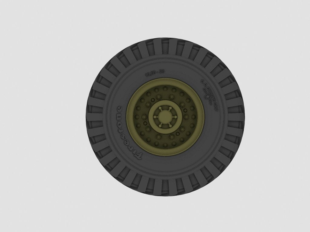 Panzer Art RE35-304 Matador/Dorchester/AEC Road wheels (Firestone) 1/35 – immagine 2