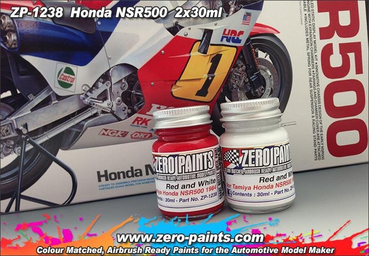 Kit de peinture Zero Paints ZP-1238 Honda NSR500 1984 (2 x 30 ml)