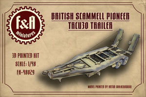 F&amp;amp;A Miniatures FA-48029 TRCU30 Trailer 1/48