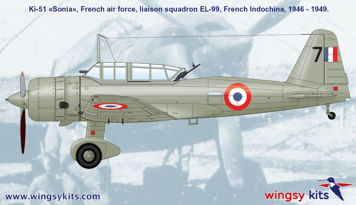 Wingsy Kits D5-06 IJA Type 99 Ki-51 “Sonia” at other services 1/48 – immagine 9