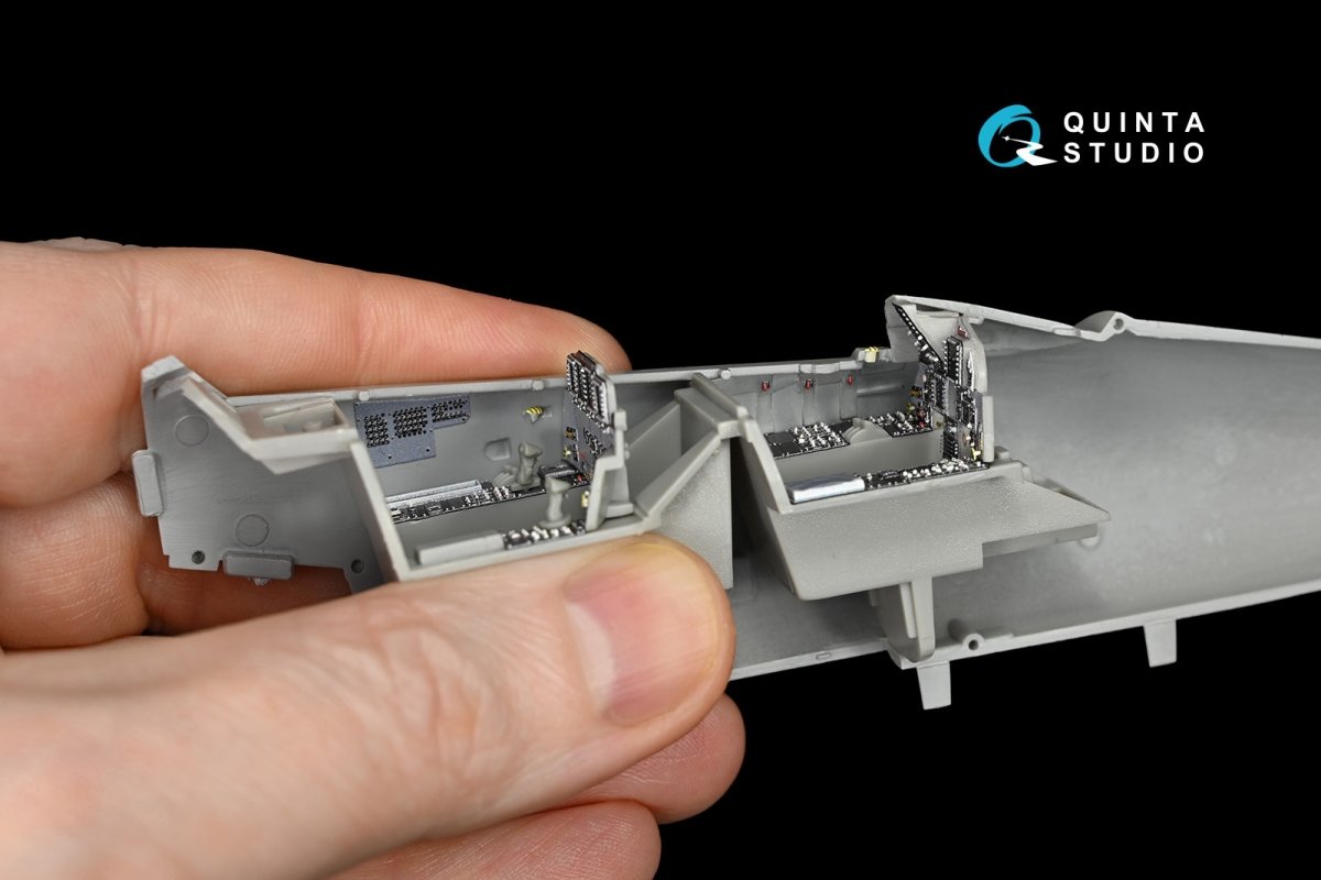 Quinta Studio QD48052 F-15E 3D-Printed &amp;amp; coloured Interior on decal paper (for Revell kit) 1/48 – Bild 12