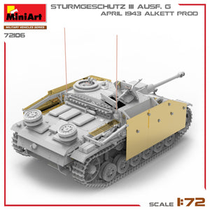 MiniArt 72106 STURMGESCHUTZ III AUSF. G, APRIL 1943 ALKETT PROD. 1/72 – Bild 6