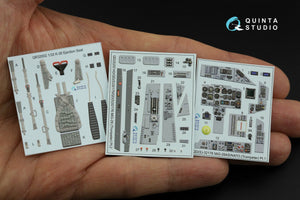Quinta Studio QD32176 MiG-29A NATO service 3D-Printed &amp;amp; coloured Interior on decal paper (Trumpeter) 1/32 – Bild 2