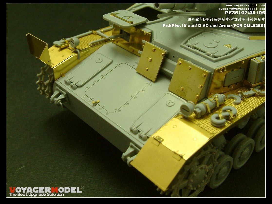 Voyager Model PE35106 Pz.kPfw. IV ausf D AD Armor 1/35 – zdjęcie 15