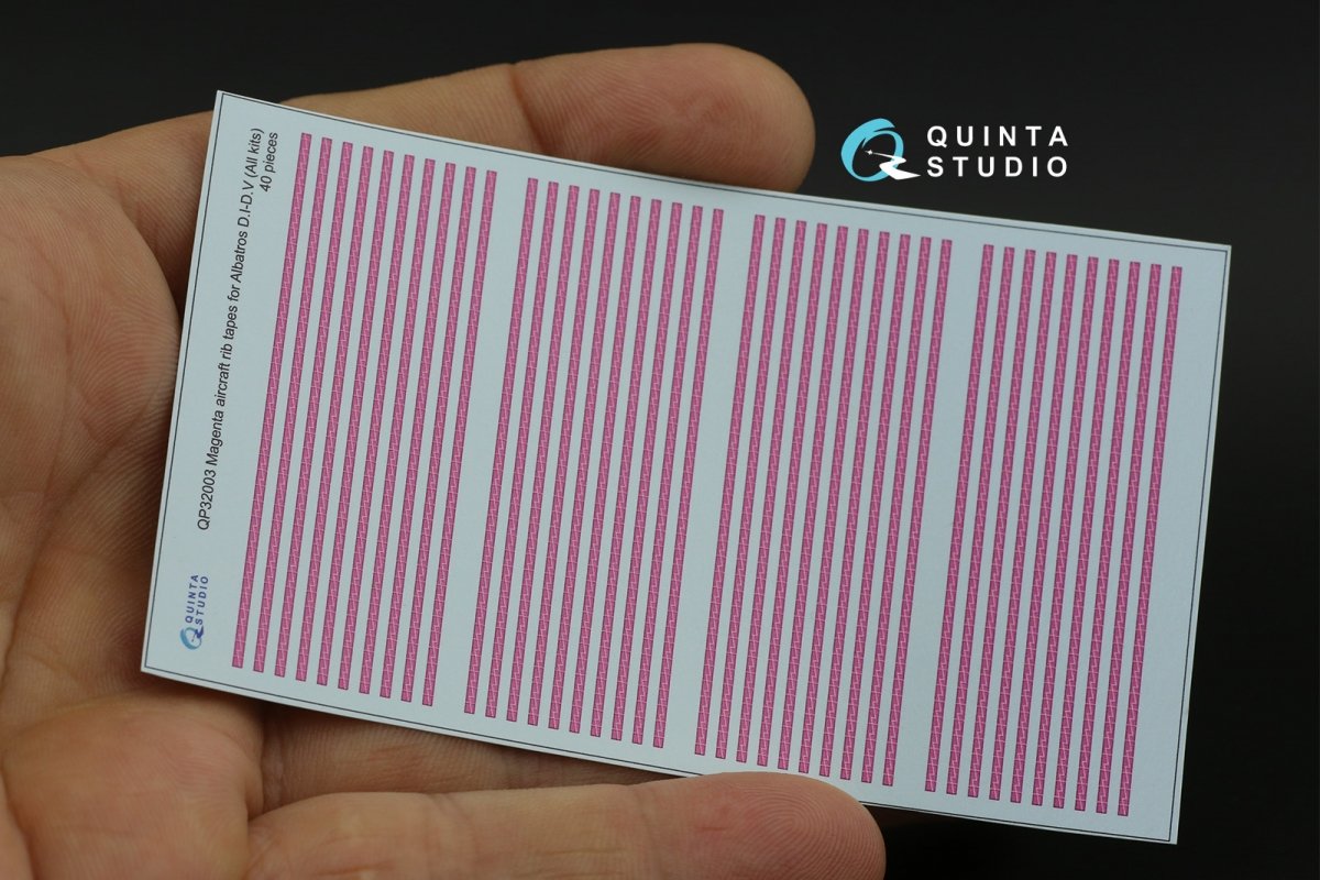 Quinta Studio QP32003 Magenta rib tapes Albatros D.I-D.V (All kits) 1/32 – immagine 9