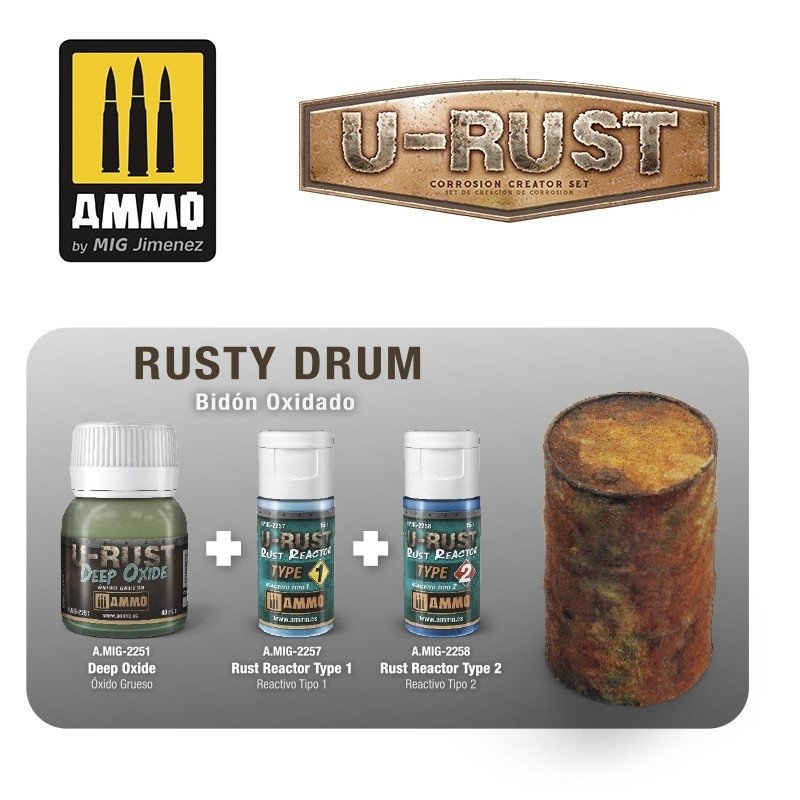 Ammo of Mig 2258 U-RUST RUST REACTOR TYPE 2 (15ml) – Bild 2