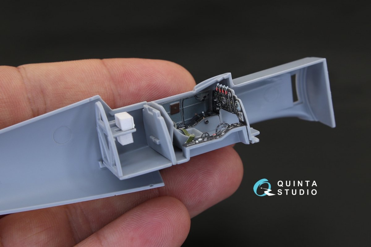 Quinta Studio QD48023 La-9 3D-Printed &amp;amp; coloured Interior on decal paper (for ARK kit) 1/48 – Bild 4