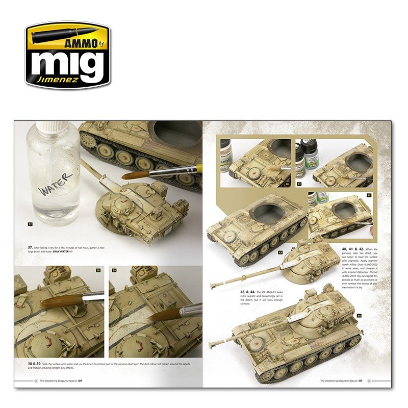 Ammo of Mig Jimenez 6128 TWMS - HOW TO PAINT IDF TANKS - WEATHERING GUIDE (English) – immagine 4