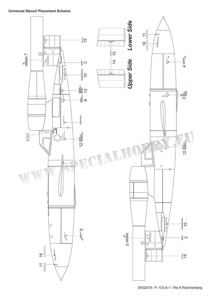 Special Hobby 32074 Fieseler Fi 103R / V-1 Reichenberg 1/32 – Bild 3