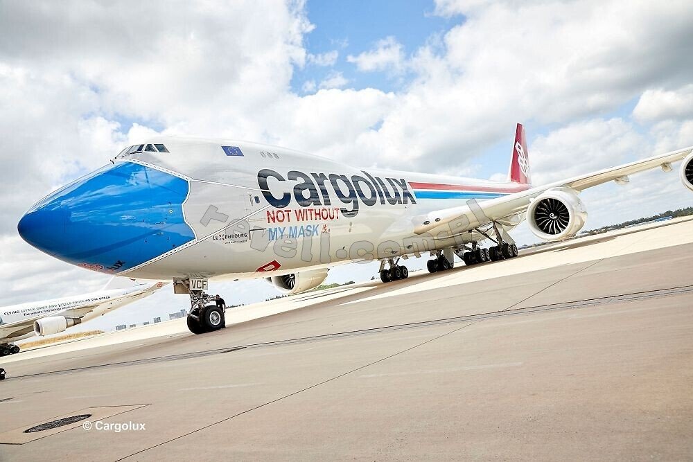Revell 03836 Boeing 747-8F Cargolux &amp;quot;Facemask&amp;quot; 1/144 – imagen 2