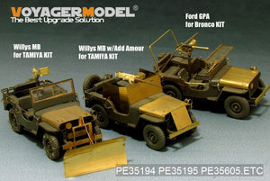 Voyager Model PE35605 WWII U.S. Ford GPW 1/4ton Mod.1942 For Bronco 35107 1/35 – immagine 7