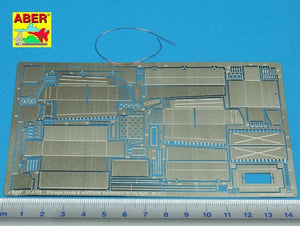 Aber 35A109 Storage boxes and additional equipment for german tank Pz.Kpfw. 38 (t) 1/35 – zdjęcie 2