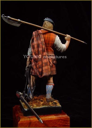 Young Miniatures YH9004 Highland Clansman 1746 90mm – imagen 5