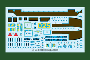 Hobby Boss 81772 CH-47A Chinook 1/48 – immagine 9