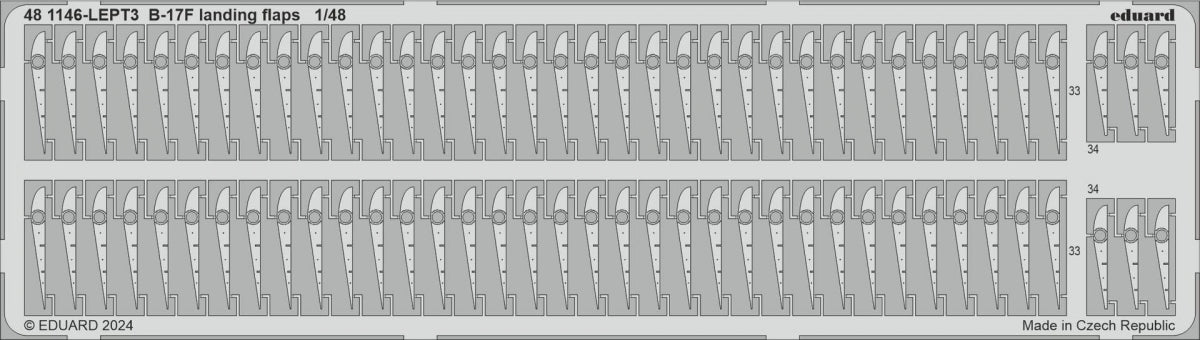 Eduard 481146 B-17F landing flaps EDUARD 1/48 – image 3