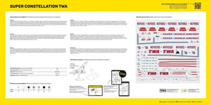 Heller 58391 Super Constellation TWA - Starter Kit 1/72 – immagine 4