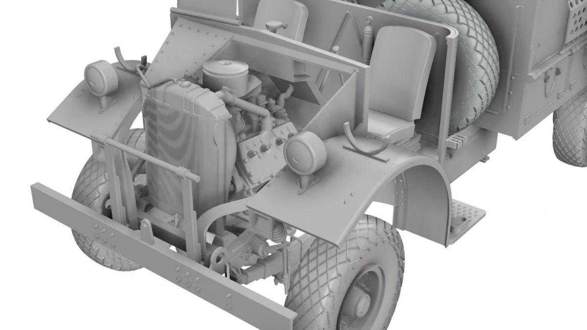 Thunder Model 35310 LRDG F30 Patrol Truck with Offset Rear Bed 1/35 – Bild 4