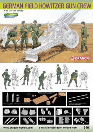 Dragon 6461 German Field Howitzer Crew 1/35
