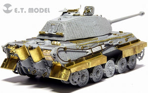 E.T. Model E72-021 WWII German King Tiger/Jagdtiger Fender &amp;amp; Schurzen For DRAGON Kit 1/72