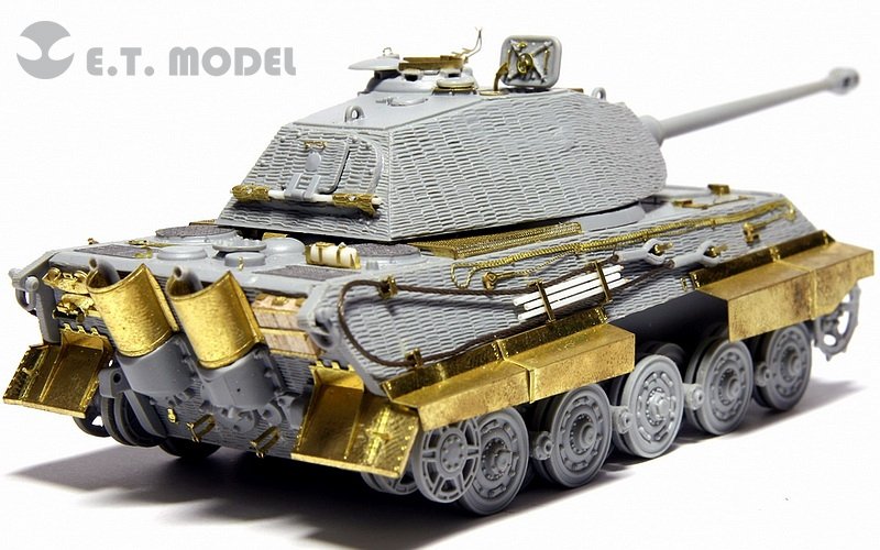 E.T. Model E72-021 WWII German King Tiger/Jagdtiger Fender &amp;amp; Schurzen For DRAGON Kit 1/72
