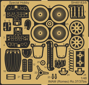 Special Hobby 48183 IMAM (Romeo) Ro.37 A30 engine 1/48 – immagine 4
