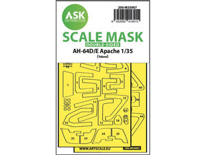 Art Scale Kit M35007 AH-64D/E Double-Sided Fit Express Mask for Tacom 1/35
