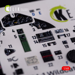 KELIK K48082 FM-1 Wildcat/Martlet Mk.V interior 3D decals for Tamiya kit 1/48 – Bild 5