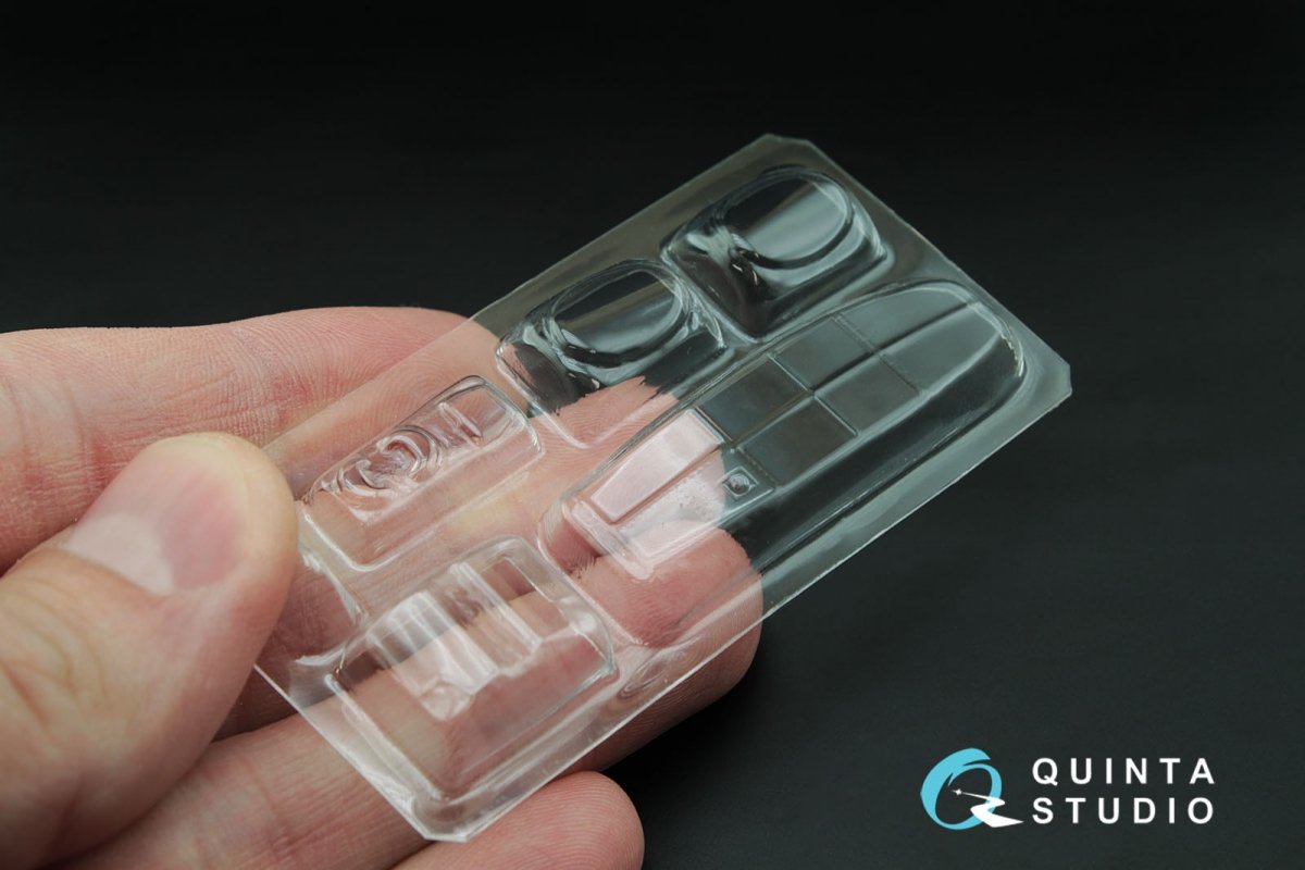 Quinta Studio QC48011 Pe-2 vacuformed clear canopy (for Zvezda kit) 1/48 – Bild 2