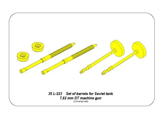 Aber 35L-223 Zestaw 2 luf do radz. km DT 1/35 – Bild 2