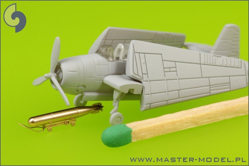 Master SM-350-072 USN Airborne torpedoes Mark 13 (22.4in) with trolleys - early type (10 pcs) – Bild 8