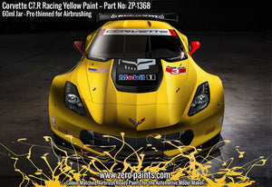 Zero Paints ZP-1368 Corvette C7.R Racing Yellow Paint 60ml – imagen 2