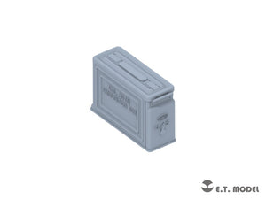 E.T. Model P35-292 WWII U.S.Army M1919 Machine Gun Ammo Box Type.2 1/35 – imagen 3