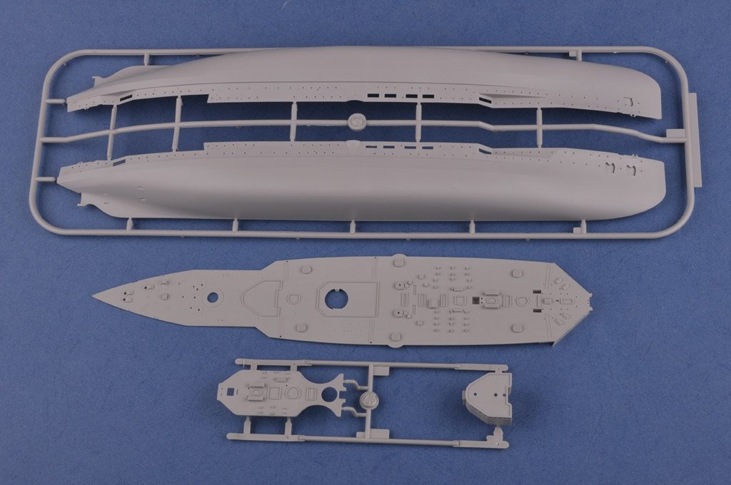 Hobby Boss 86504 French Navy Pre-Dreadnought Battleship Voltaire 1/350 – imagen 7