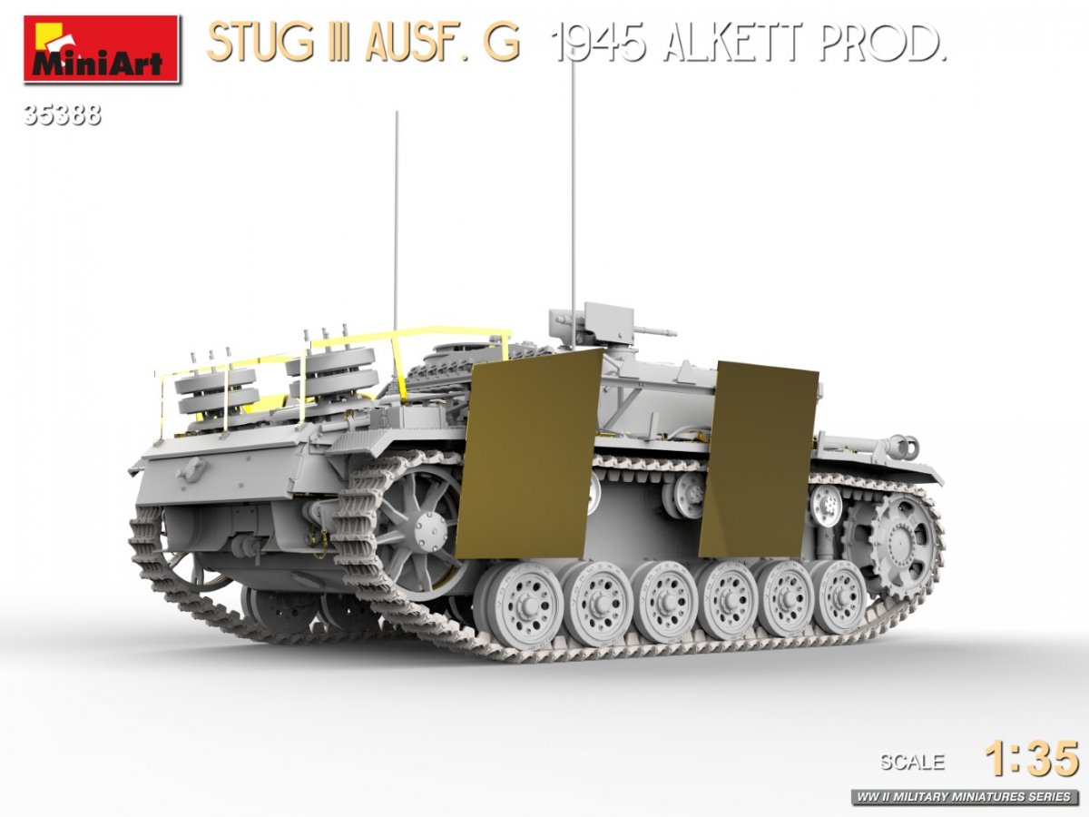 MiniArt 35388 STUG III AUSF. G 1945 ALKETT PROD. 1/35 – zdjęcie 12