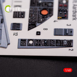 KELIK K48002 F-111 A/E Aardvark intérieur décalcomanies 3D pour kit HobbyBoss 1/48 – image 8