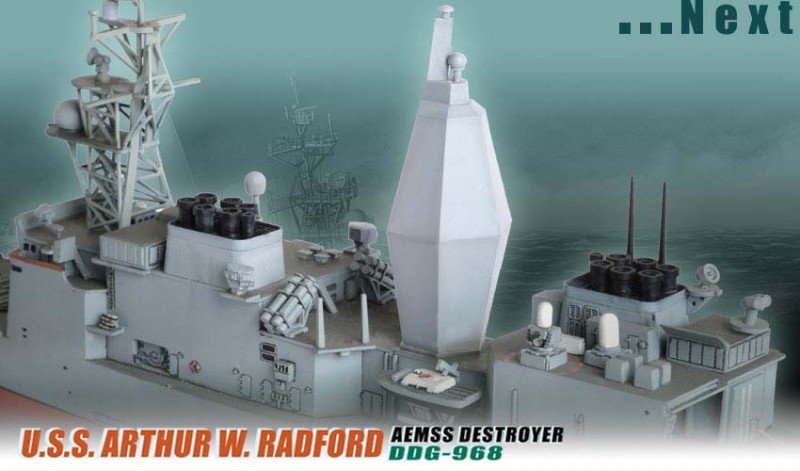 Dragon 1018 U.S.S. Arthur W Radford Aemss 1/350 – zdjęcie 3