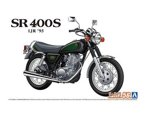 Aoshima 06566 Yamaha 1JR SR400S Édition Limitée &amp;#39;95 avec Pièces Personnalisées 1/12