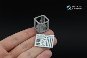 Quinta Studio QD+35146 Schwimmwagen Type 166 3D-Printed &amp; coloured Interior on decal paper (Hero) (with 3D-printed resin parts) 1/35
