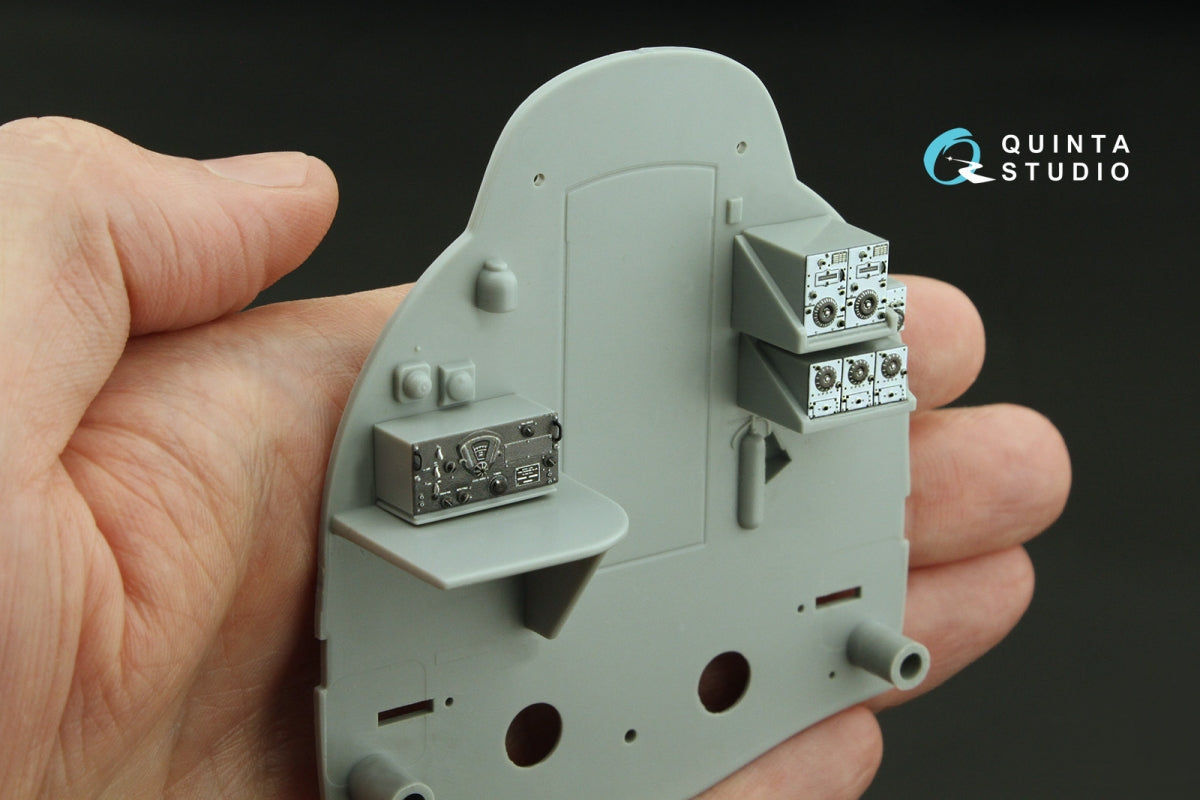 Quinta Studio QD32224 Boeing B-17G Radio operator&amp;#39;s compartment. 3D-Printed coloured Interior on decal paper (HK models) 1/32 – Bild 9