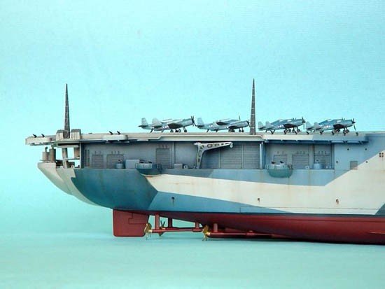 Trumpeter 05603 U.S. Aircraft Carrier CV-10 Yorktown 1944 1/350 – Bild 4