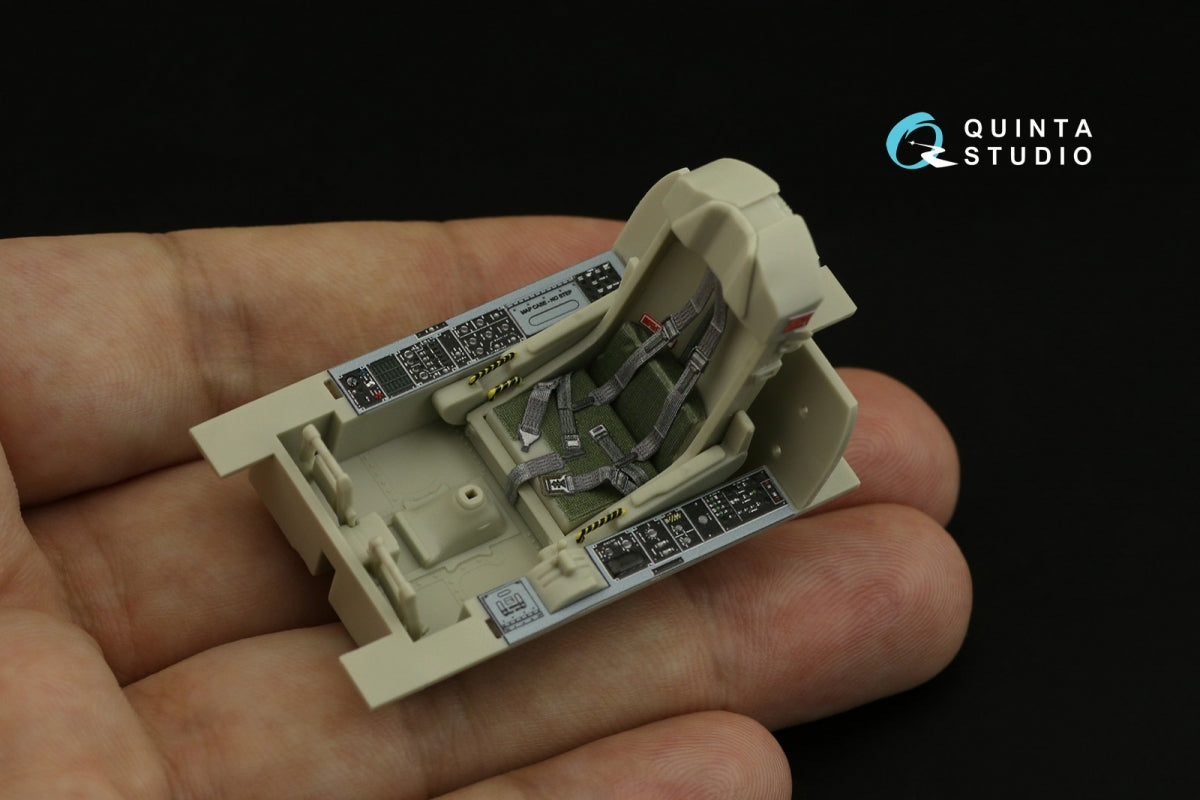 Intérieur coloré imprimé en 3D sur papier décalcomanie pour le kit KittyHawk (QD32086 F-5E-3/RF-5E) au 1/32  – image 7