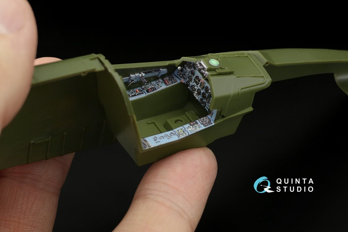 Quinta Studio QDS-48249 Su-25 3D-Printed &amp;amp; colored Interior on decal paper (Zvezda) 1/48 – Bild 3