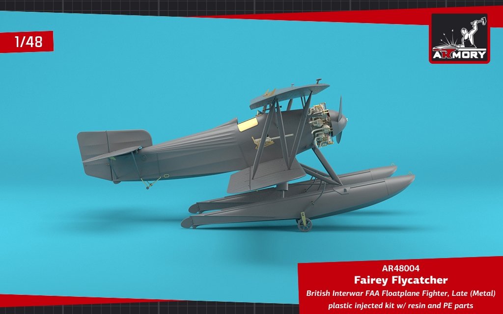 Armory Models 48004 Fairey Flycatcher British Interwar FAA Floatplane Fighter, Late (Metal) 1/48 – image 15