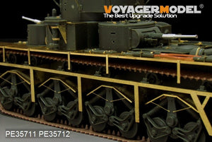 Maquette Voyager PE35711 Char lourd russe T-35 de la Seconde Guerre mondiale (canon inclus) (Pour HobbyBoss 83841) 1/35 – image 3