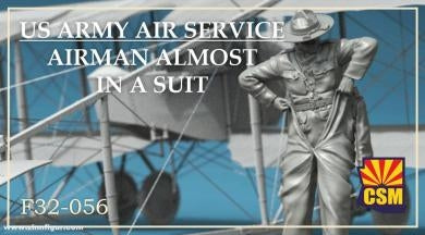 Copper State Models F32-056 US Army Air Service Airman almost in a suit 1/32 – Bild 2